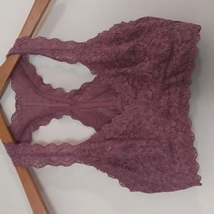 Felina Bralette, Mauve, Size Medium, Gently Used